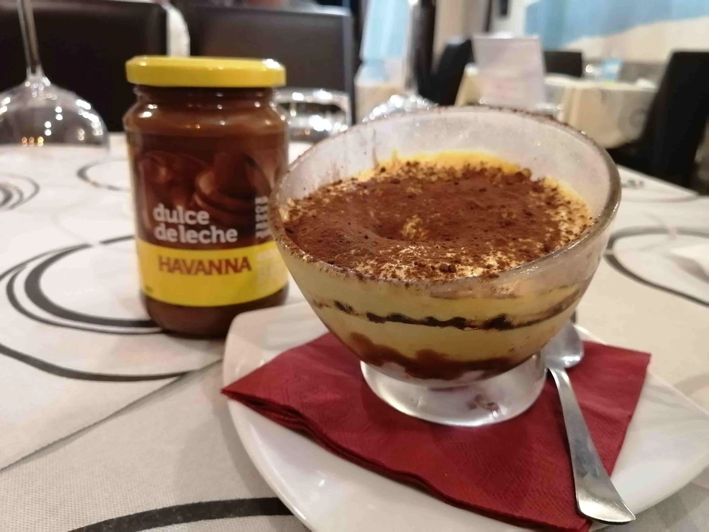 Tiramisu dulce de leche